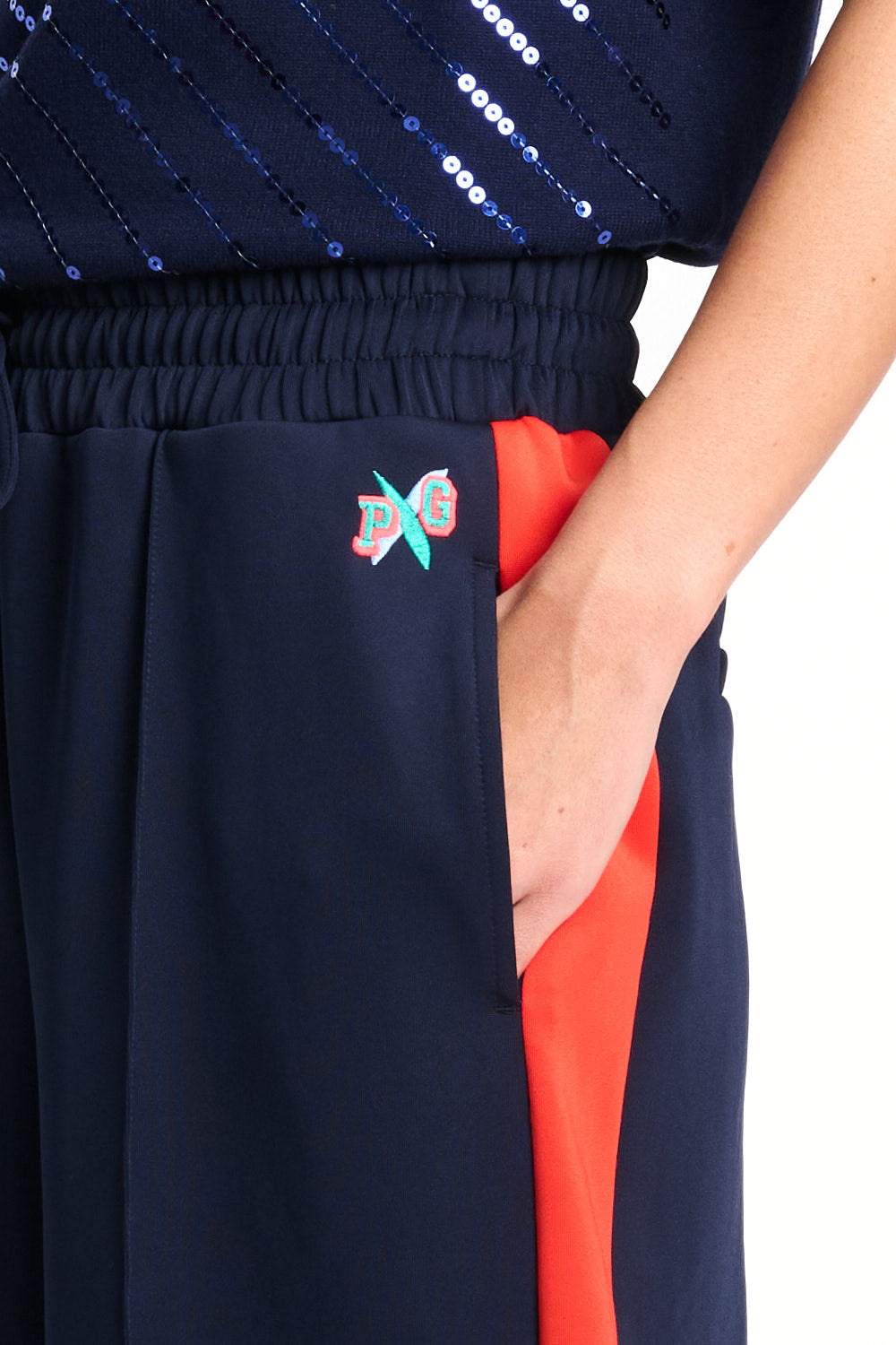 Trackpants Stripe Night Blue