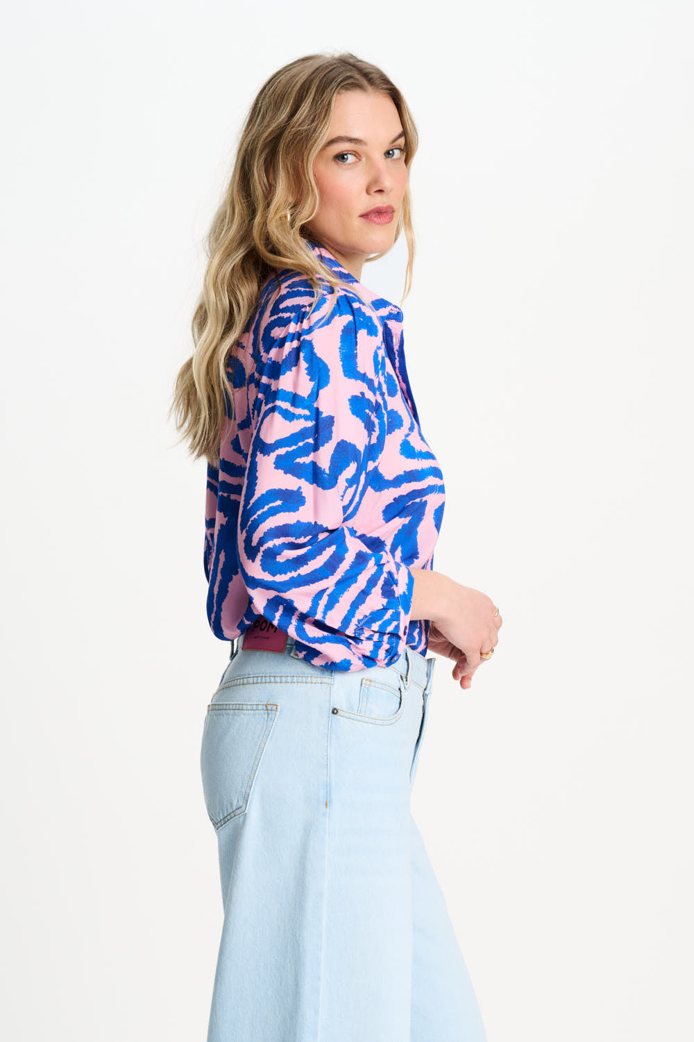 Blouse - Waves Pink