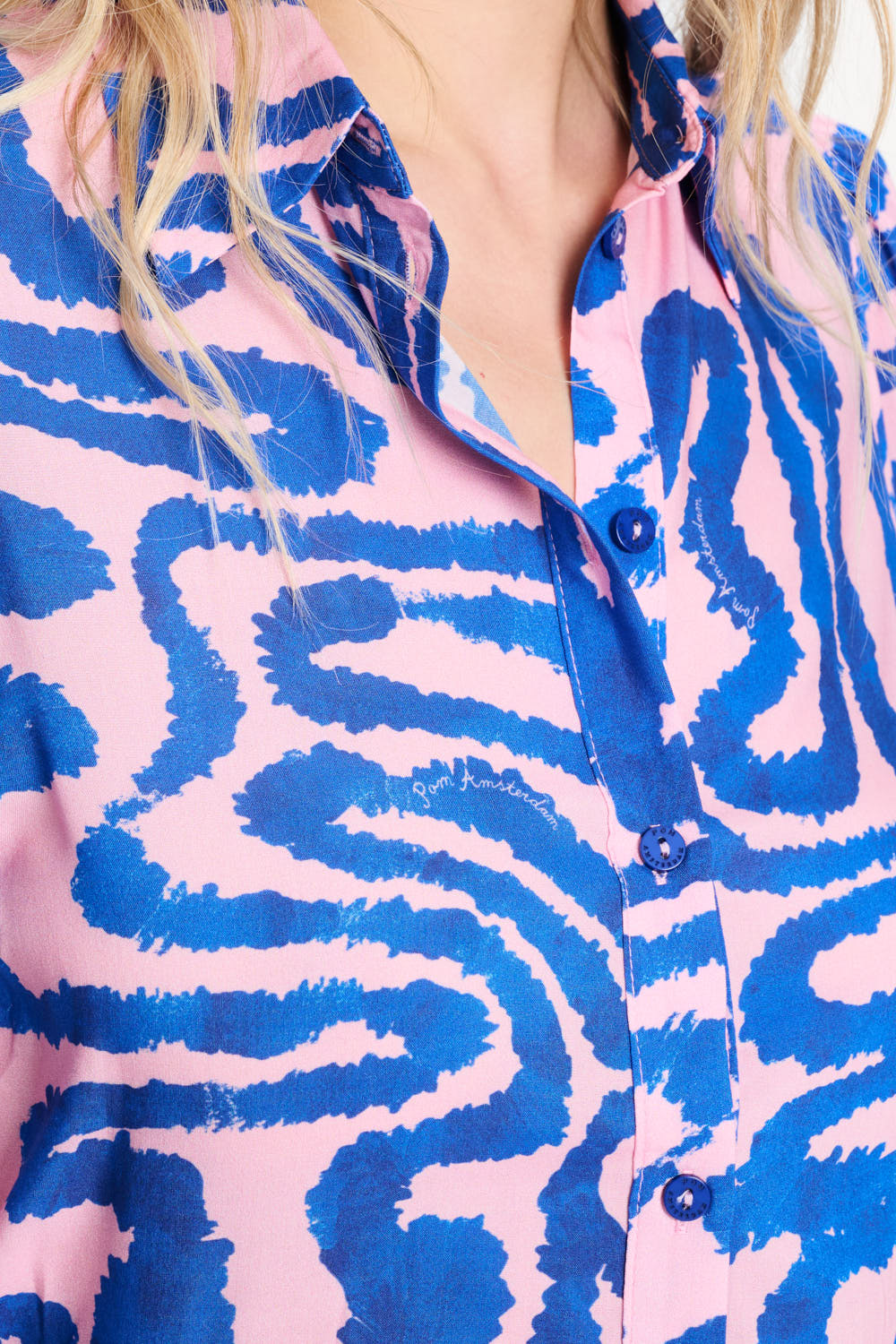 Blouse - Waves Pink
