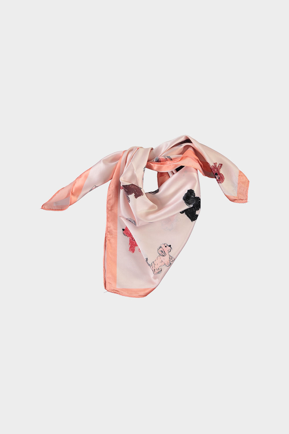 Playful Dog Print Scarf