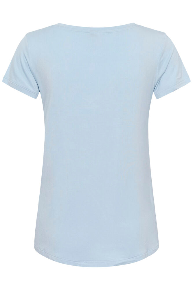 Poppy V-neck T-Shirt - Blue