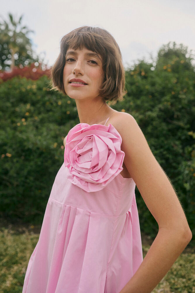 Antoinett Strap Dress - Pink