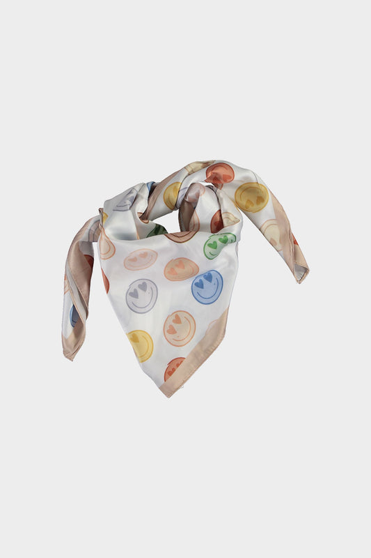 Smiley Print Scarf