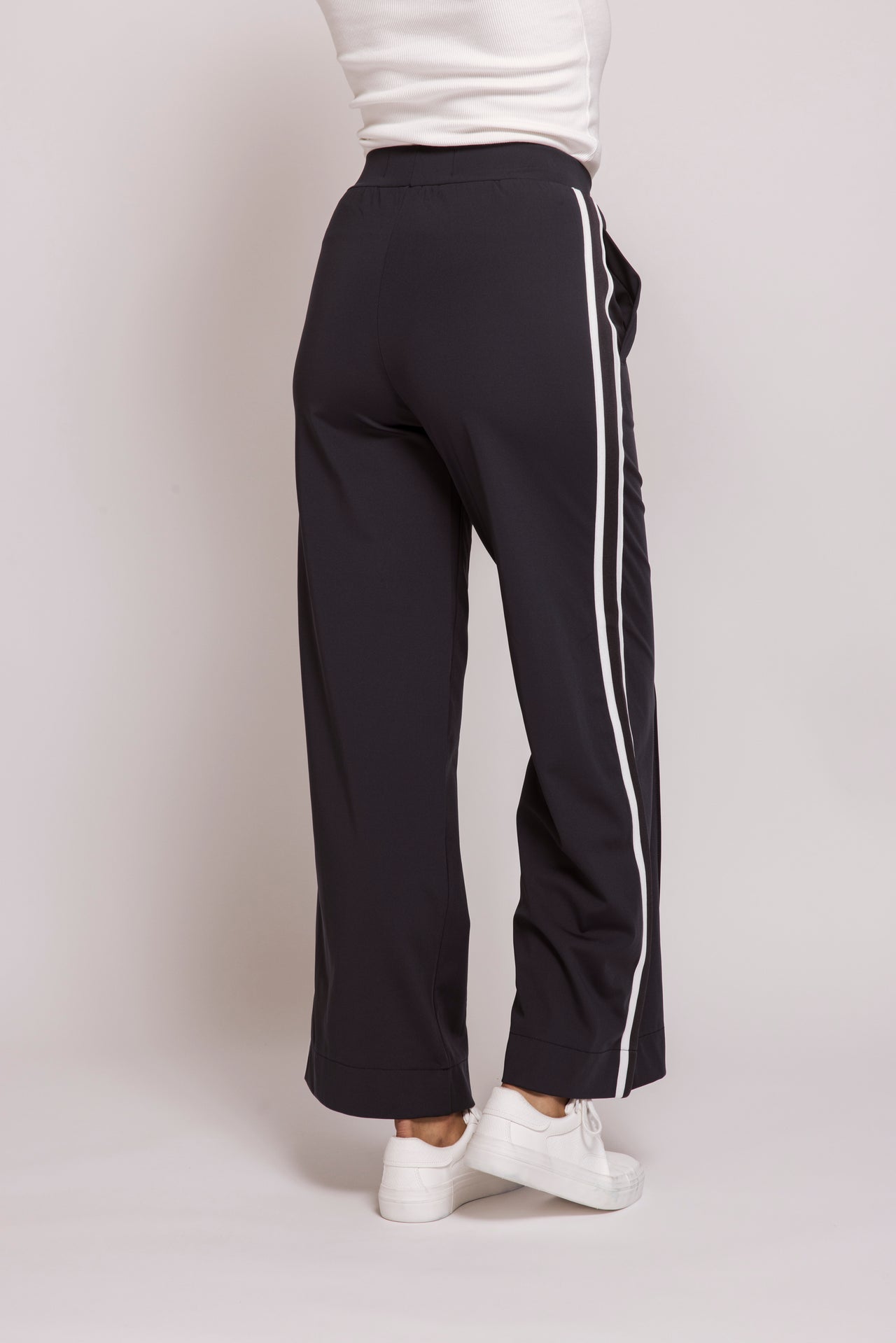 Blue Side Stripe Pants