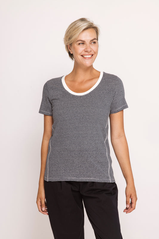 Sinah Stripe T-Shirt - Off White