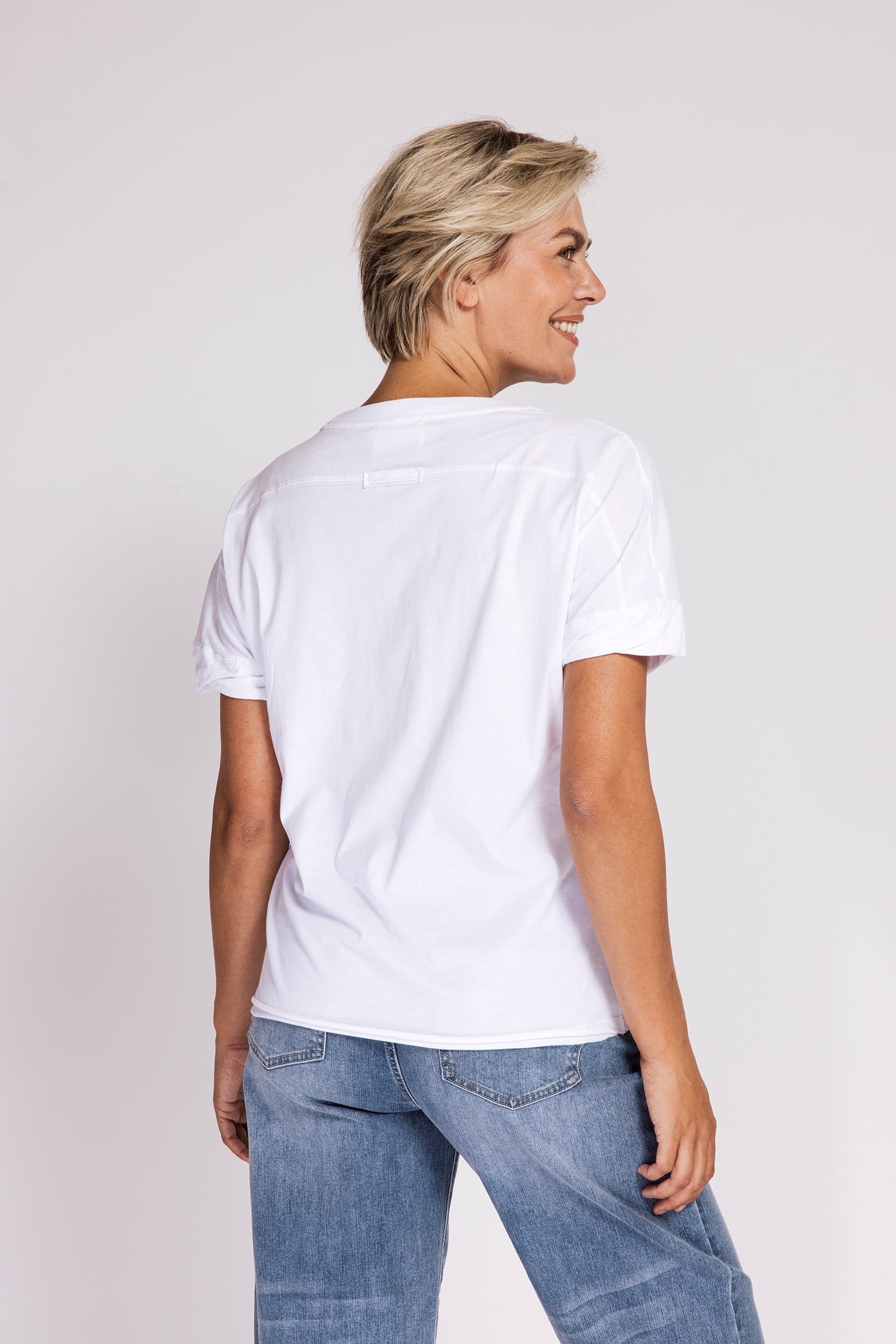 Rahel Cotton T-Shirt – White