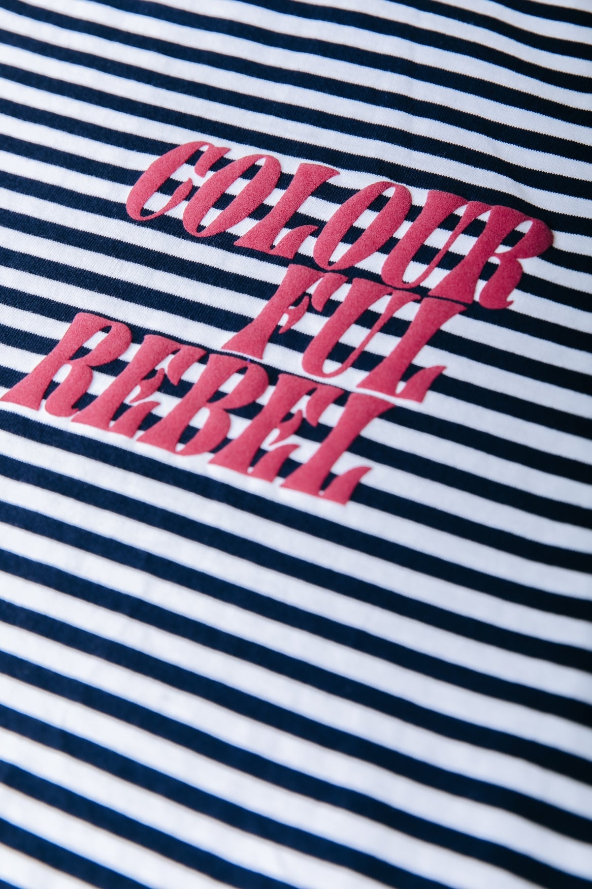 Striped Logo Tee