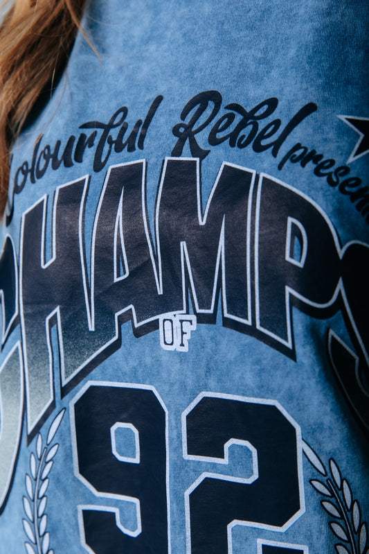 Champs 92 Washed Loosefit Tee