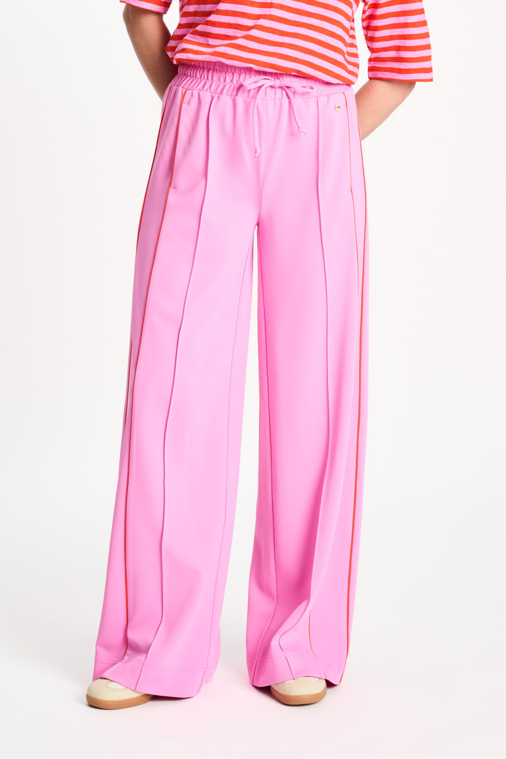 Colourblock Cheering Pink Trackpants