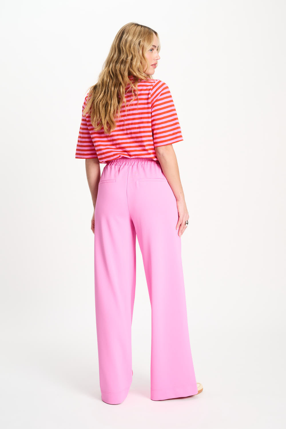 Colourblock Cheering Pink Trackpants