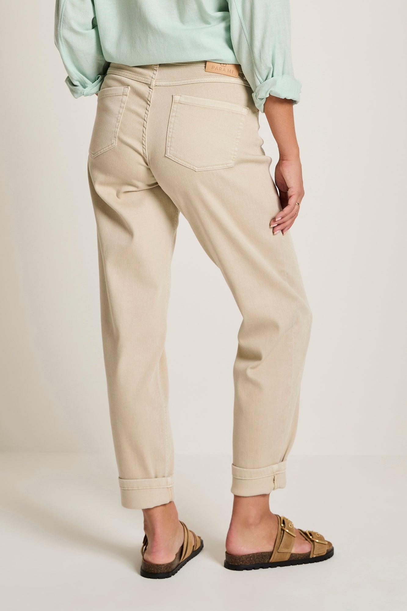 Carice Carrot Pants – Beige Vintage