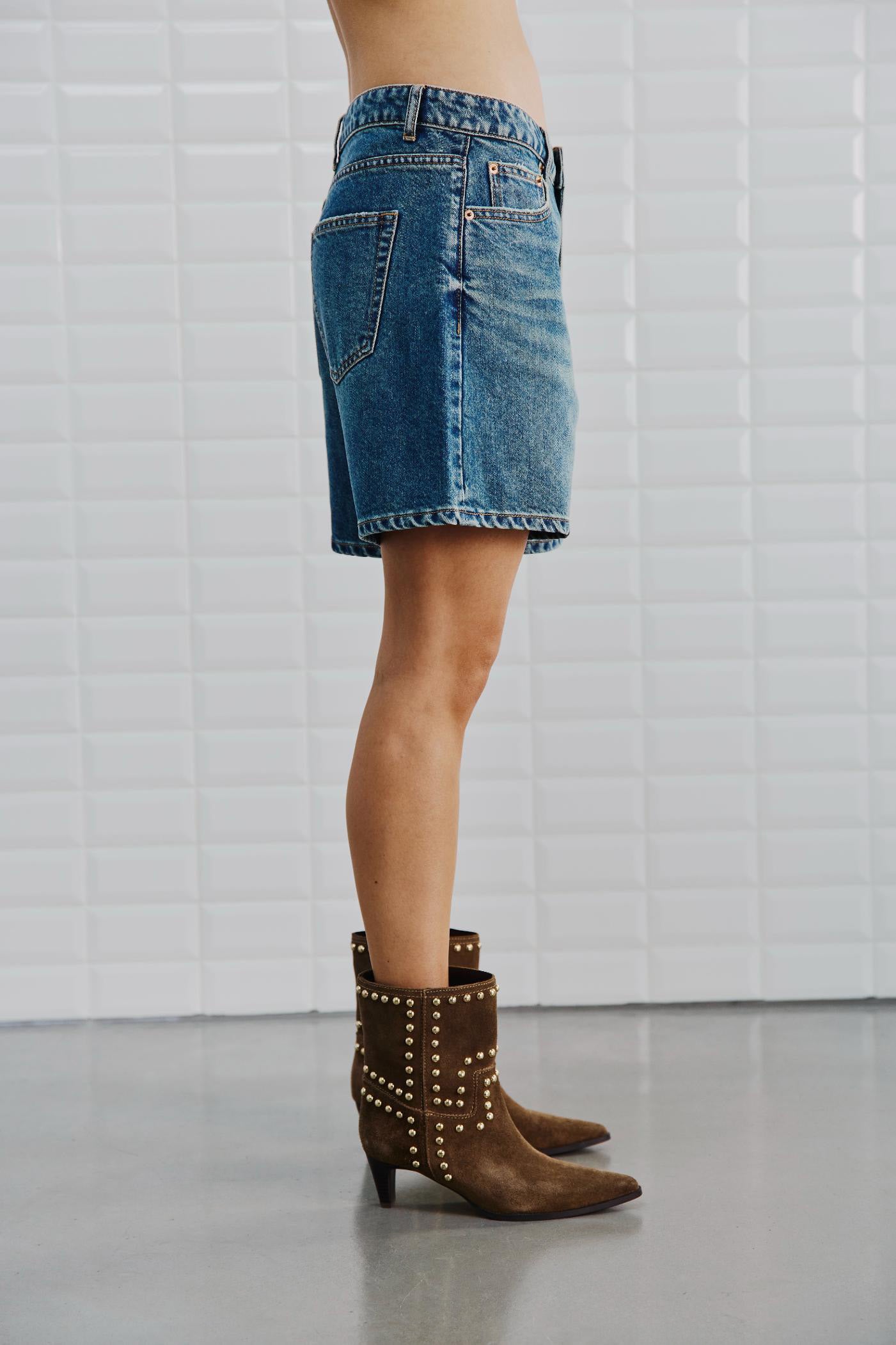 Karolina Denim Shorts - True Blue