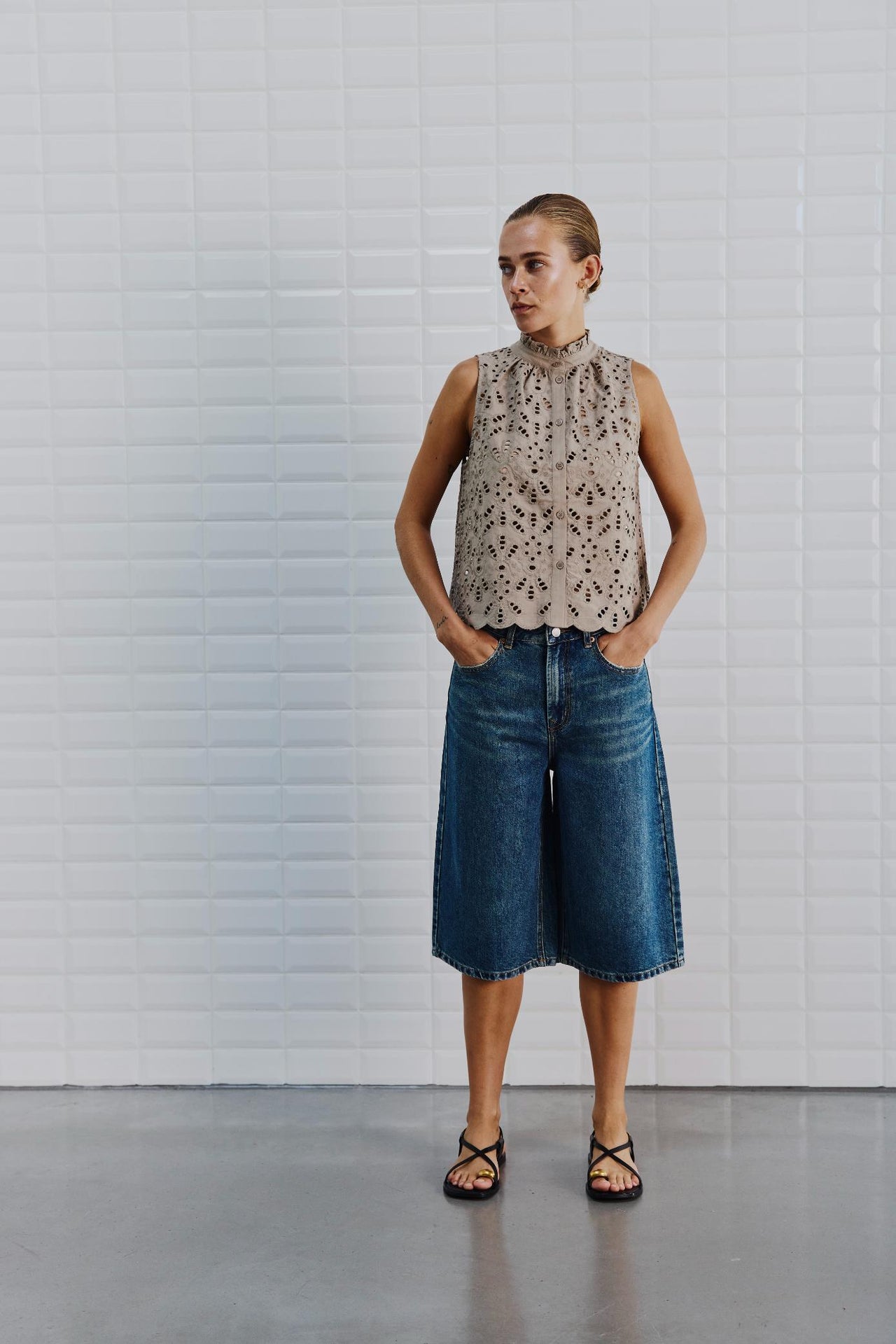 Marit Top - Grey