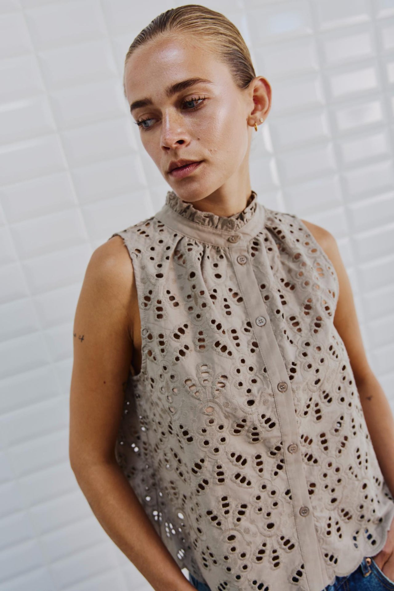 Marit Top - Grey
