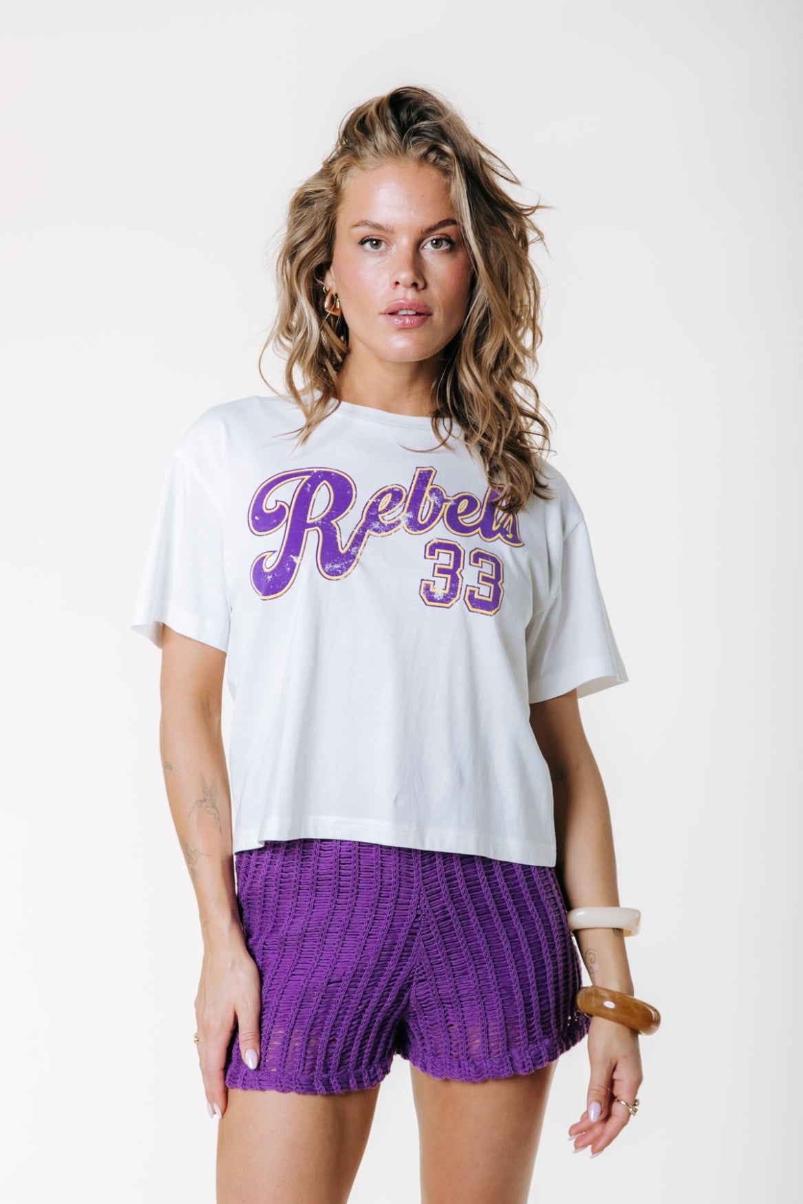 Rebels 33 Cropped Loosefit Tee