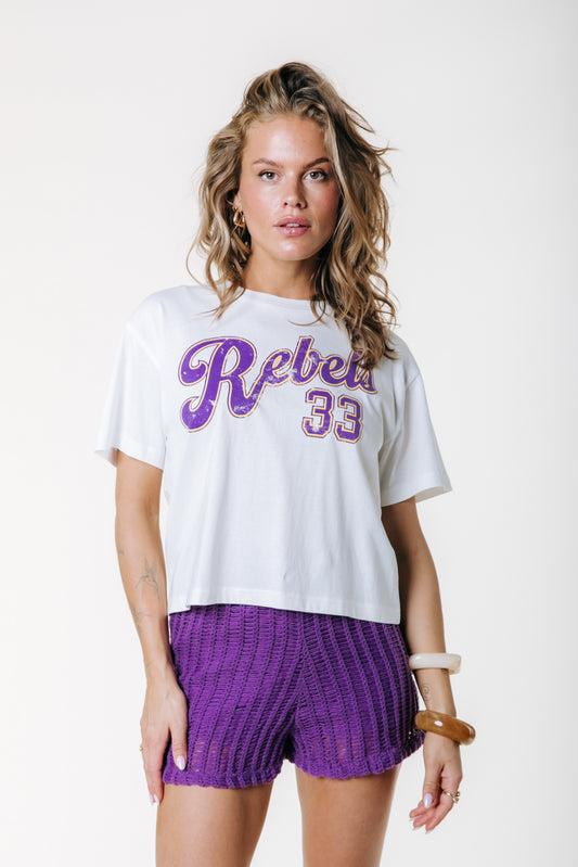 Rebels 33 Cropped Loosefit Tee