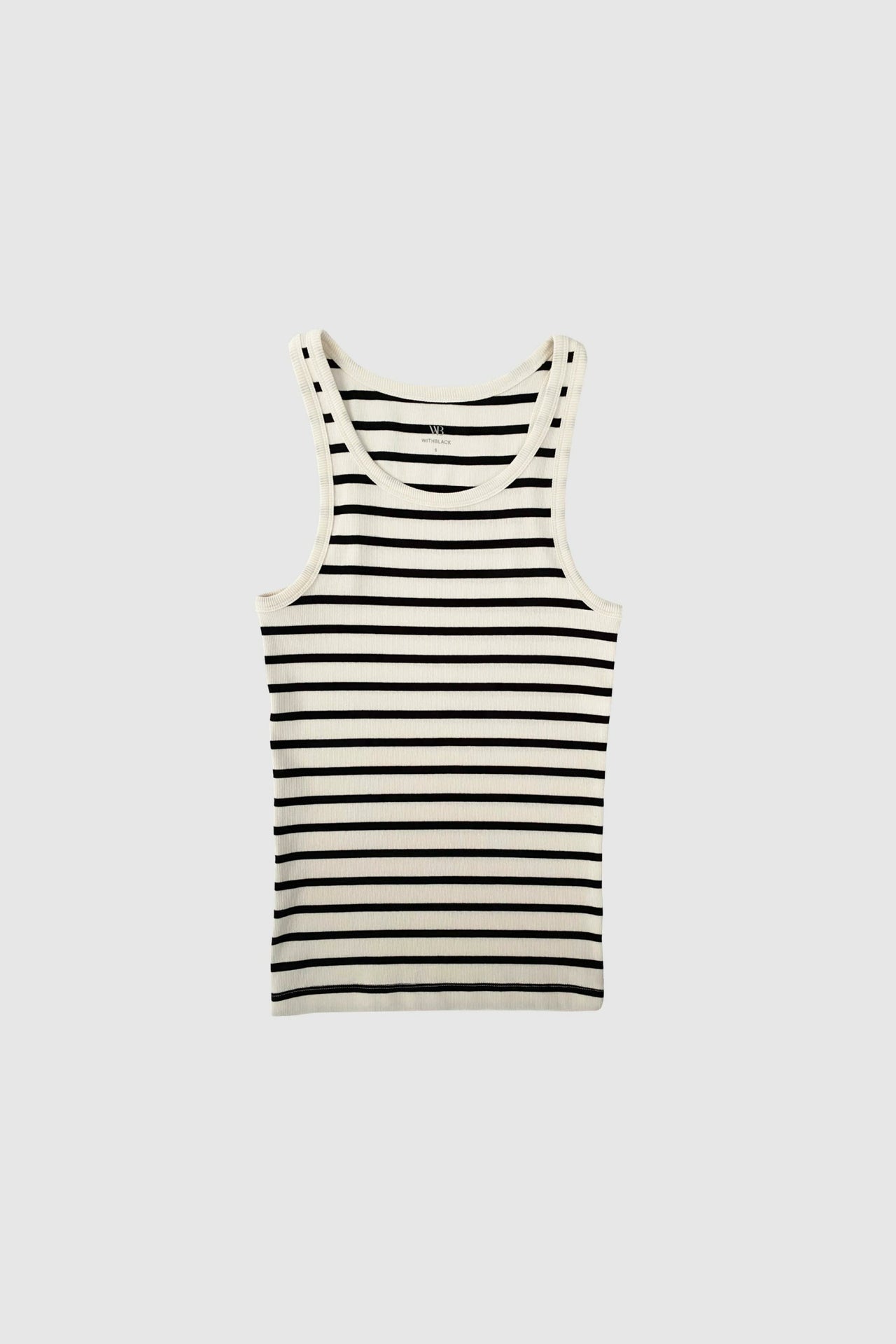 Dordi Striped Tank - Black