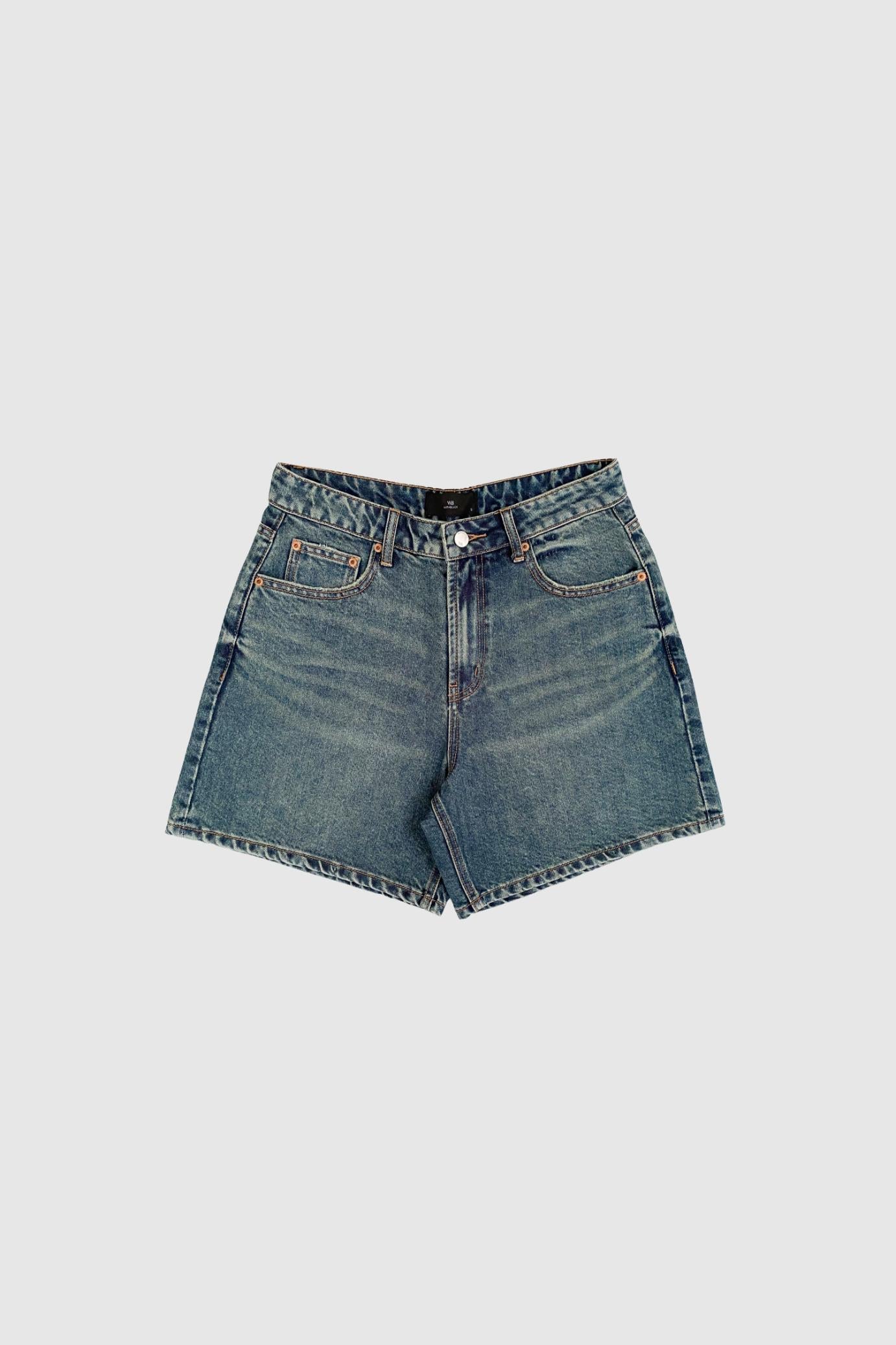 Karolina Denim Shorts - True Blue